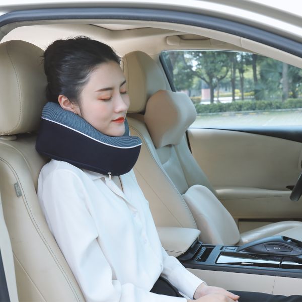 SAIEN SN-FC583 Full Support No Neck Pain Memory Foam Neck Pillow Anti-Static tested ROHS