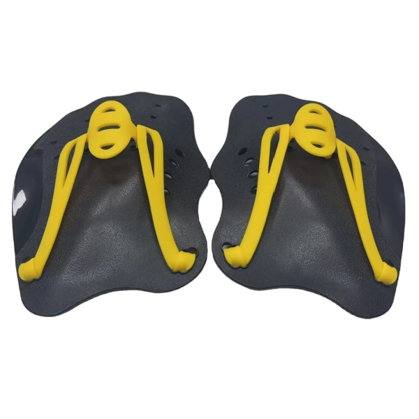 Durable PP Silicone Swimming Hand Paddles With Custom Logo For Swim Training
