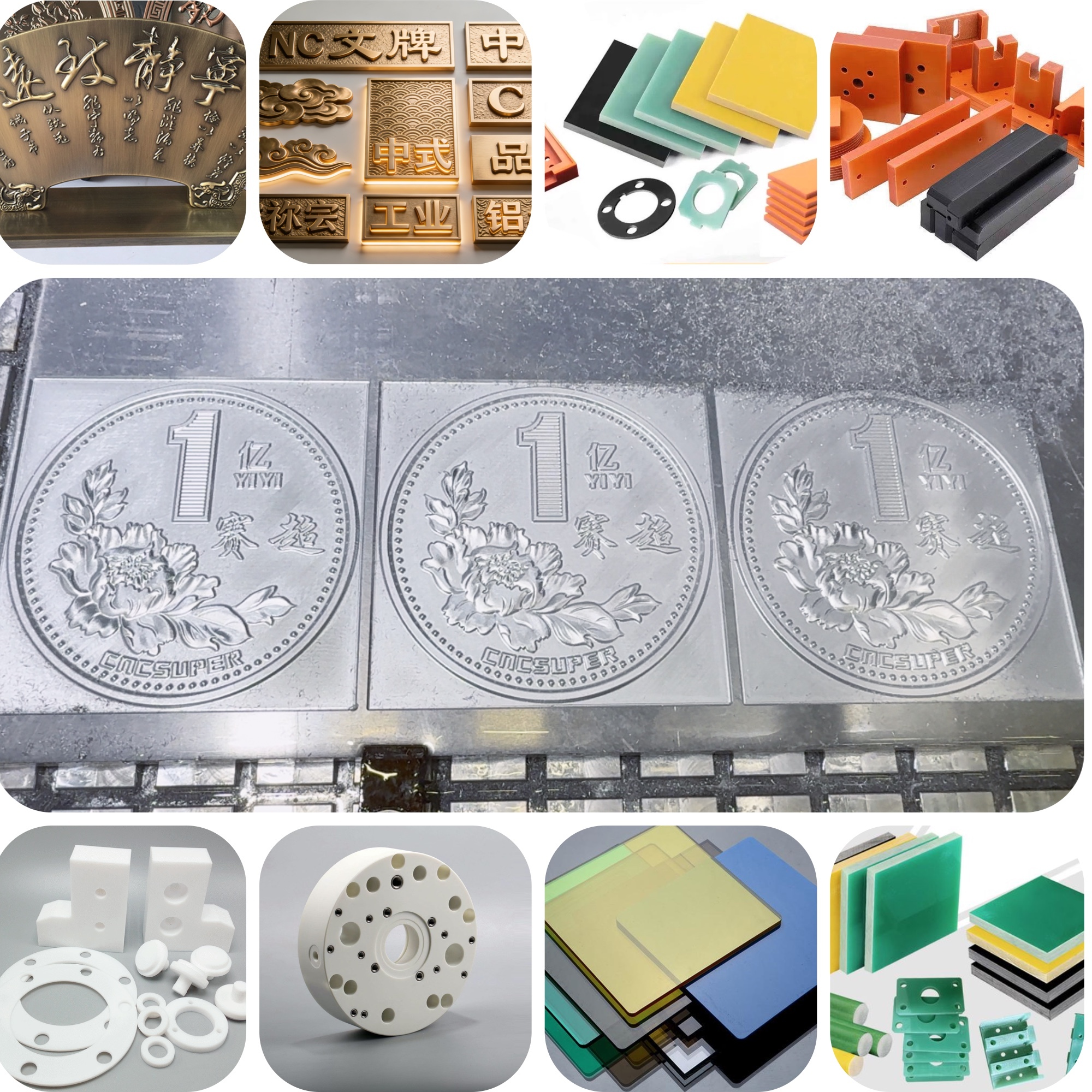 Heavy Duty Bridge Type CNC Router for Non Ferrous Metal Molds