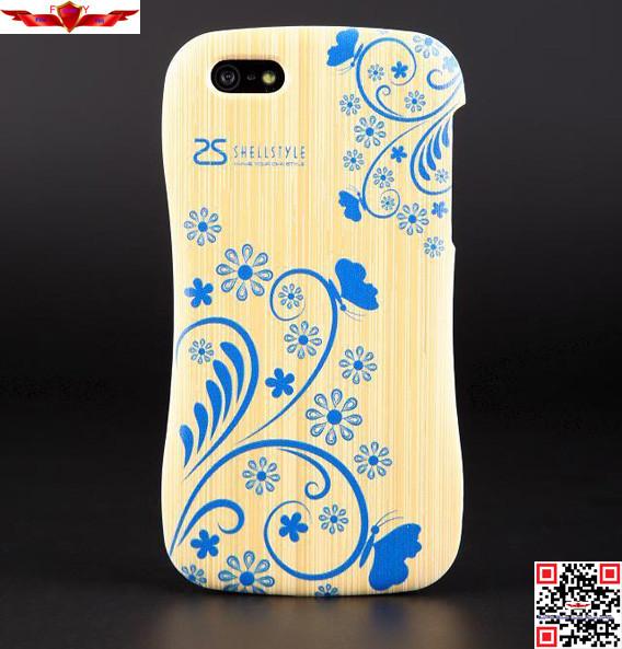 New Fashion Design 3D Printing Flowers Aluminum Bumper Cover Case For Iphone 5/5S