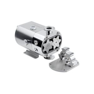 STUR-10 Mini Lobe Pump With 5 Leave Rotors With Tri Clamp Inlet Outlet