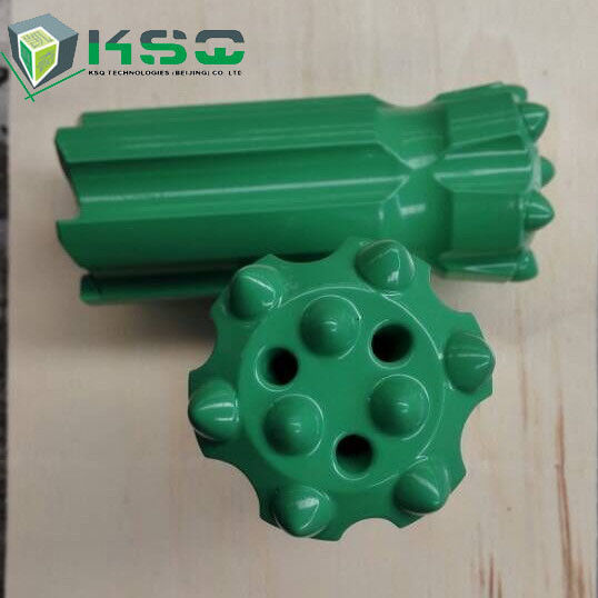 Hard Rock Stone Drilling Tools , Tungsten Carbide Thread Button Bit