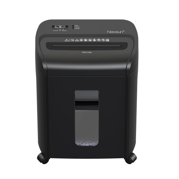 P4 10 Sheets Cross Cut Paper Shredder 18 Liter Bin,8 Mins Shredding Time,Lift Head,LED Indication