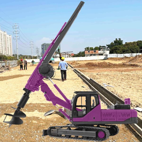 Rotary Piling Machine Building Infrastructure Construction Machinery Mobile Rotary Drilling Rig