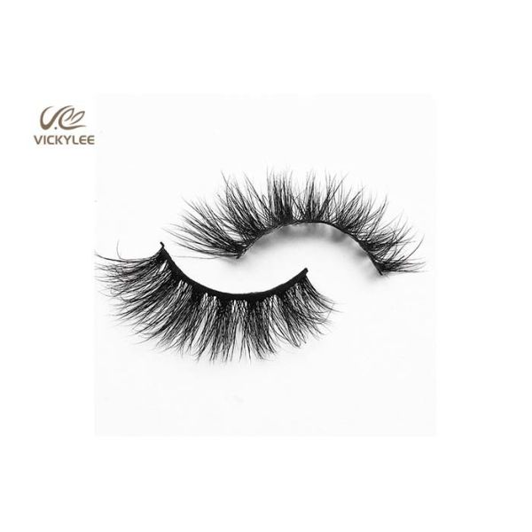 Fan Shaped Handcrafted 19MM Natural False Eyelashes