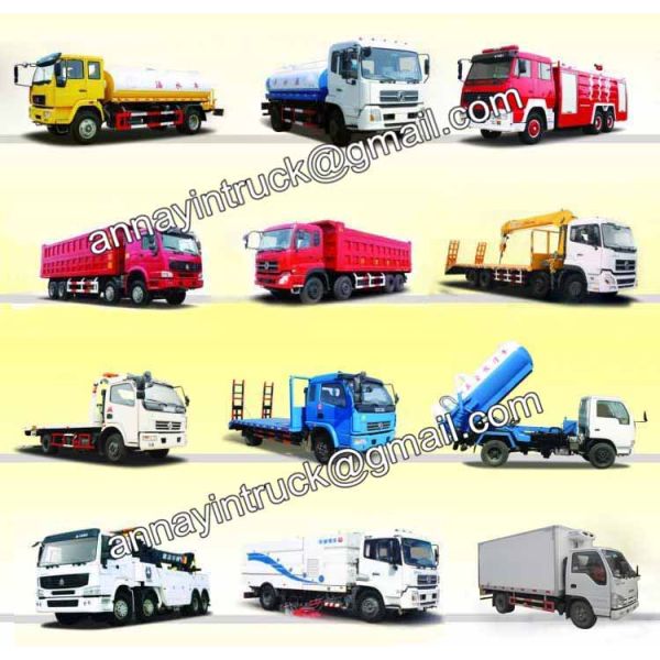 Grue montée sur camion GAC HINO 8x4 avec transmission FAST RTD11509C