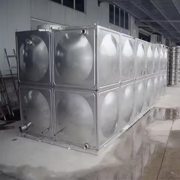 Sectional 304/316 Stainless Steel Reservoir Tank / Metal Water Storage Tank