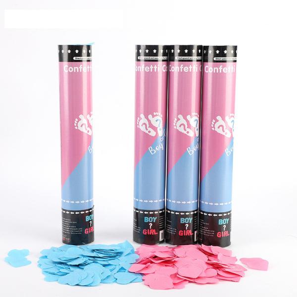 Safe Powder Gender Reveal Cannon Custom Confetti Poppers Handheld
