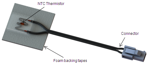 Self-Adhering Surface NTC Temperature Sensors For Industrial HVACR Applications
