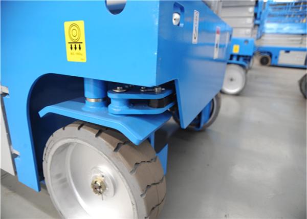 Adjustable 13M Rough Terrain Scissor Lift Overload Protected Imported Seals