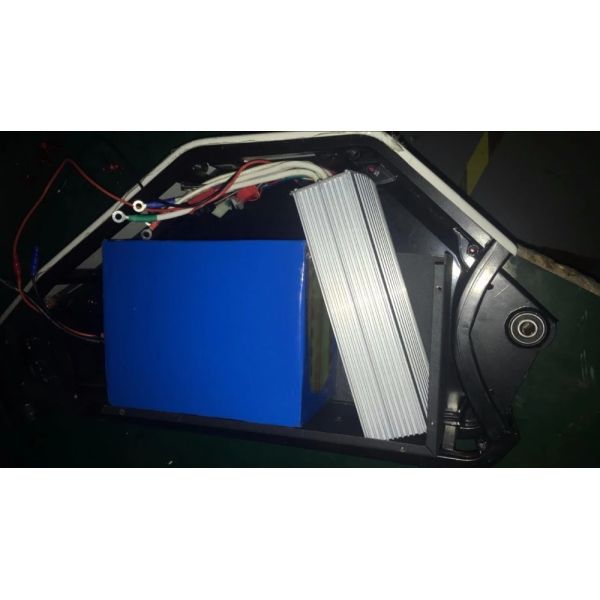 8000W Powerful Electric Bicycle , Fully Suspended Mountain Bike With 750C Color Display