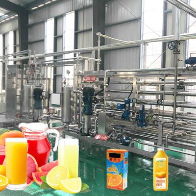 SUS304 Máquina de extracção de bebidas de linha de processamento de cítricos de 1500 t/d