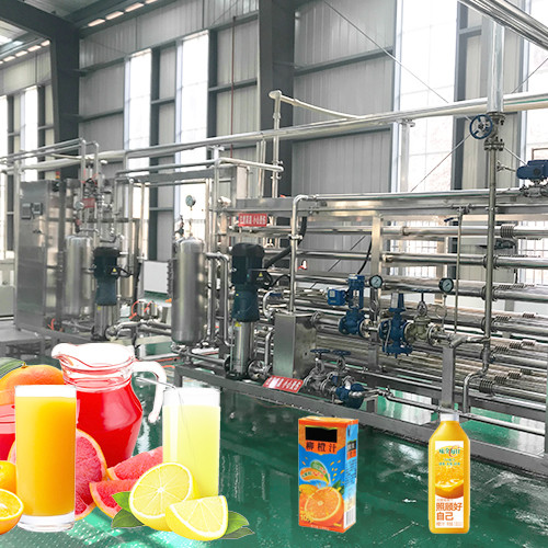 SUS304 500T/D Citrus Processing Line Automatic Juice Extracting