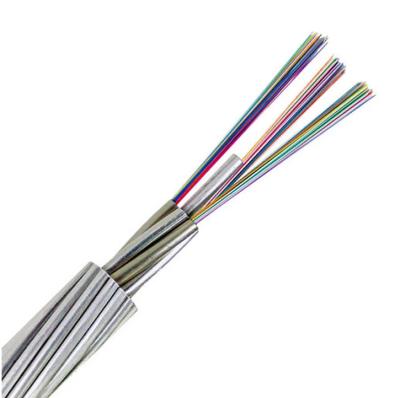 Aerial Optical Power Ground Opgw Cable Wire 12 Core G652d Aerial Self Supporting