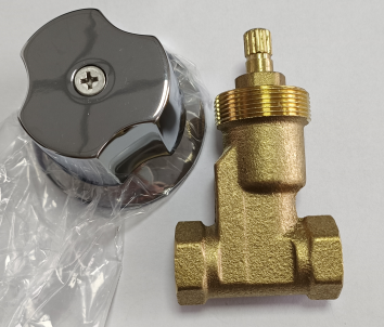 Threaded Concealed Stop Valve With Zinc Handle And Cover Forged Brass Ball Valve