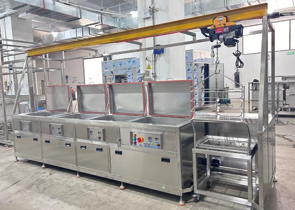 28kHz Custom Ultrasonic Cleaners 90KW Industrial Ultrasonic Cleaning Machine
