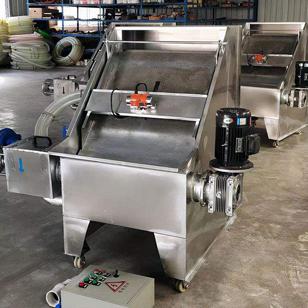 380V 7.5kw Manure Dewatering Machine Stainless Steel Material Animal Waste Drying Use