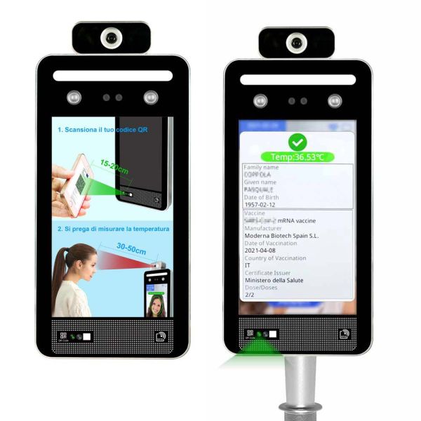 Управление доступом читателя кода блока развертки QR пропуска зеленого цвета USB RS485 ЕС