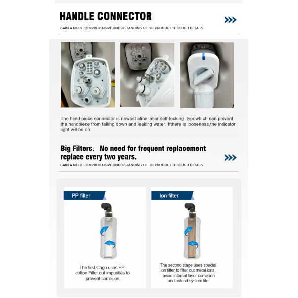 Полностью настраиваемое английское лазерное устройство для удаления волос с энергией 260J / см2 и частотой повторения 1-10Hz