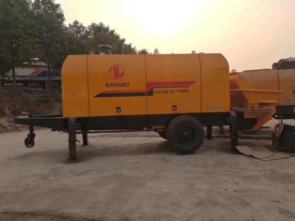 176KW bomba concreta nova de 130 medidores, laranja de derramamento concreta da bomba