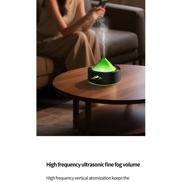 200ml Capacity Aroma Air Humidifier USB Powered Aroma Diffuser Machine With Night Light