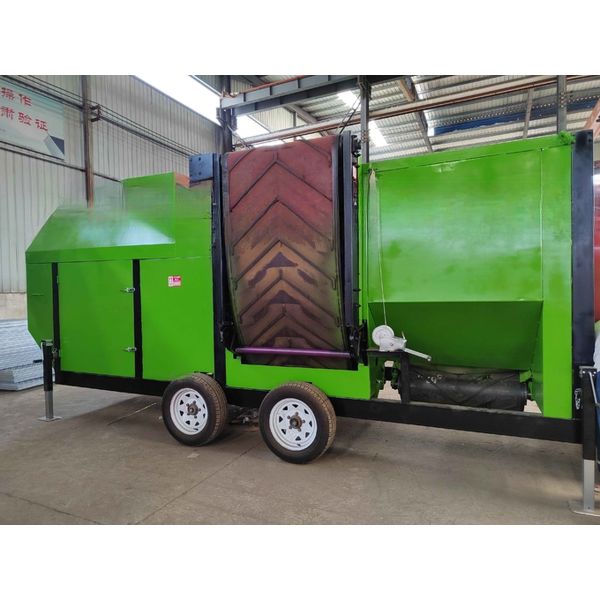 Boost Your Ore Processing with Mobile Compost Tumbler Trommel Drum Screen 4*2.1*2.7m