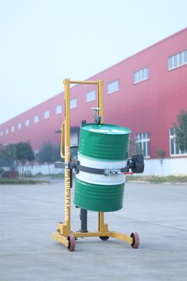 Compact Structure Drum Lifter Trolley With Hooper 350KG 1.46M Lifting Height