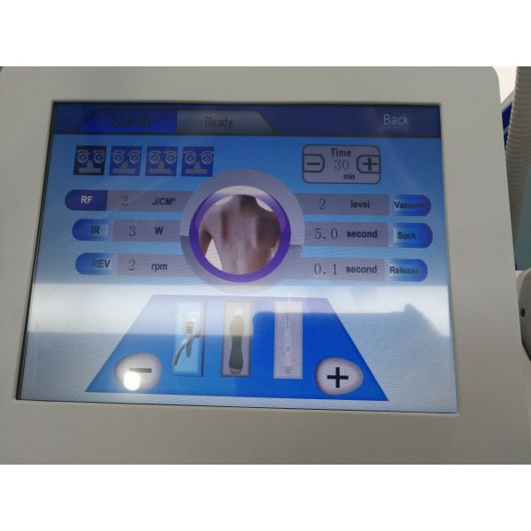 2018 hot 3 handles face and body fat removel skin tightening rf infrared Vacuum roller slimming machine