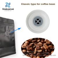 Válvula de desgaseificação de sacos de grãos de café para alimentos em sacos