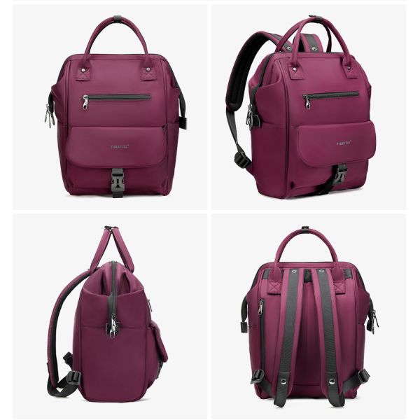 T-B3184 14 Inch Large Capacity Travel Laptop Backpack Mochila For Women