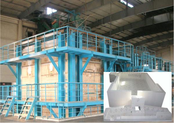 Vidro do recipiente do gás de 30TPD Flint End Fired Furnace Natural