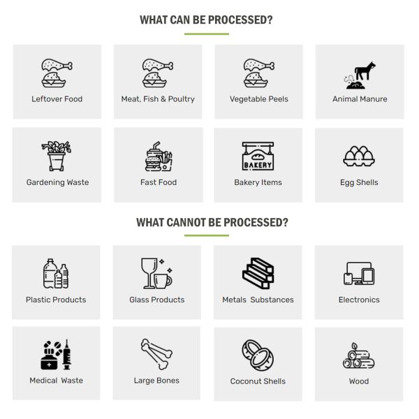 SS304 200kg/Day Microbial Organic Waste Recycling Fertilizer Compost Machine