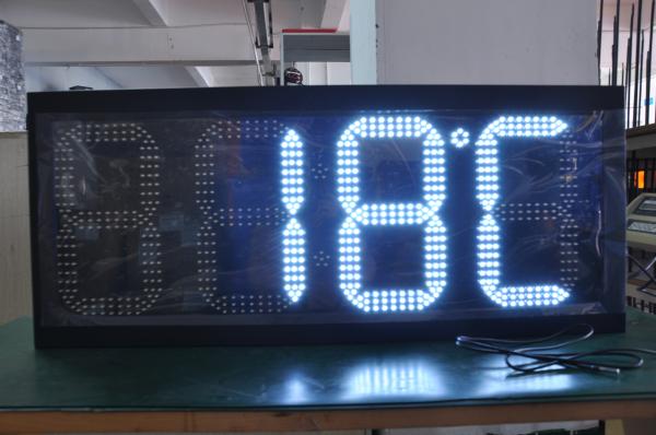 Signo digital LED de brilho para estação de gasolina Controle de brilho de atenuação automática