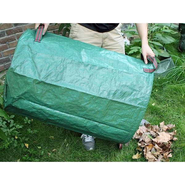72 Gallons Garden Bag - Reuseable Heavy Duty Gardening Bags, Lawn Pool Garden Leaf Waste Bag