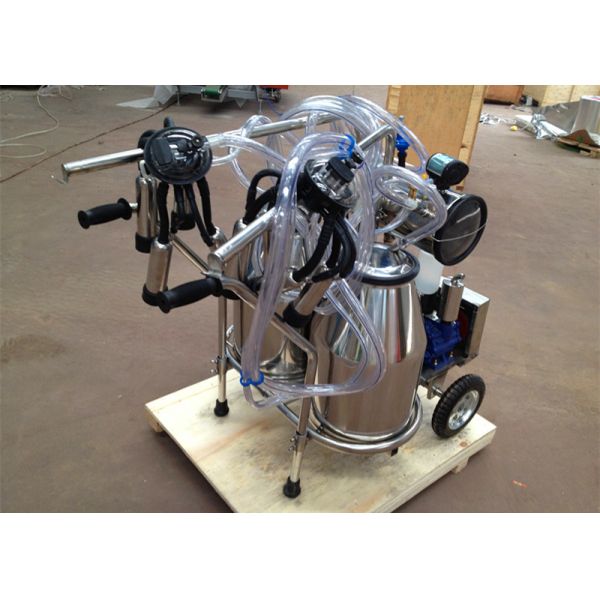 Double Cows Milking Machine / Electirc Mobile Dairy Milking Machine
