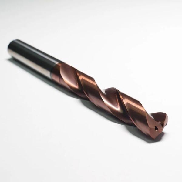 3D 5D CNC Cutting Tool , Tungsten Carbide Twist Drill Bits 45 Hrc 55 Hrc 60 Hrc