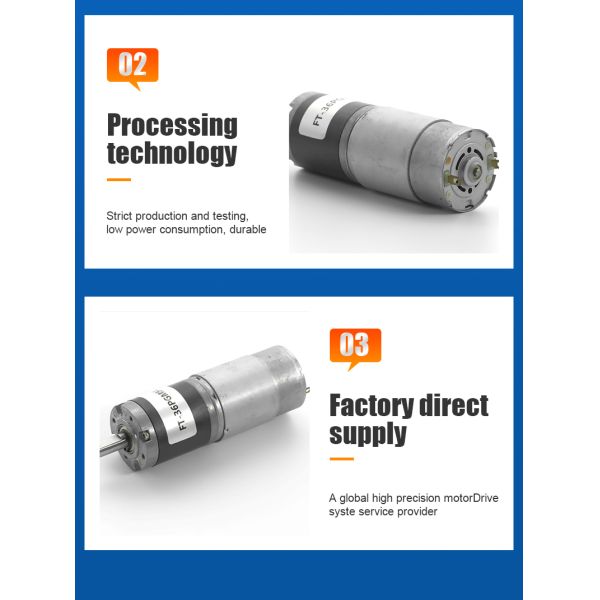 Customized High Torque 12v 24v Planetary Gearbox Dc Motor