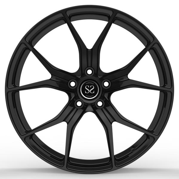 Le noir Monoblock de lustre d'alliage 1 morceau a forgé les roues 19x8.5 bouleversé par 19inch 19x9.5 pour Series3 G20