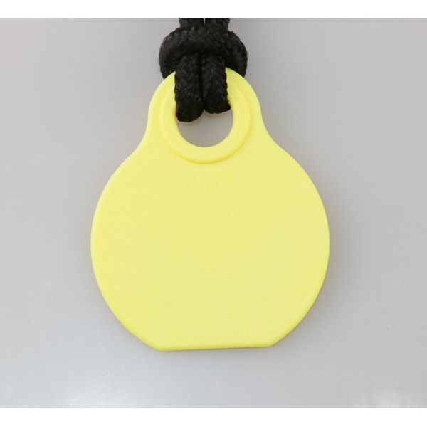 cattle neck tag,cow ear tag,cattle ID tag,with rope and lock，plastic TPU material,80*65mm,yellow,pink,light blue color