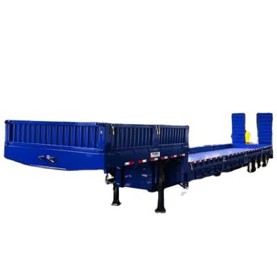 XM Group 4 Axle 50 60 Ton Gooseneck Lowbed Semi Trailer Lowboy Truck Trailer For Tanzania And Kenya