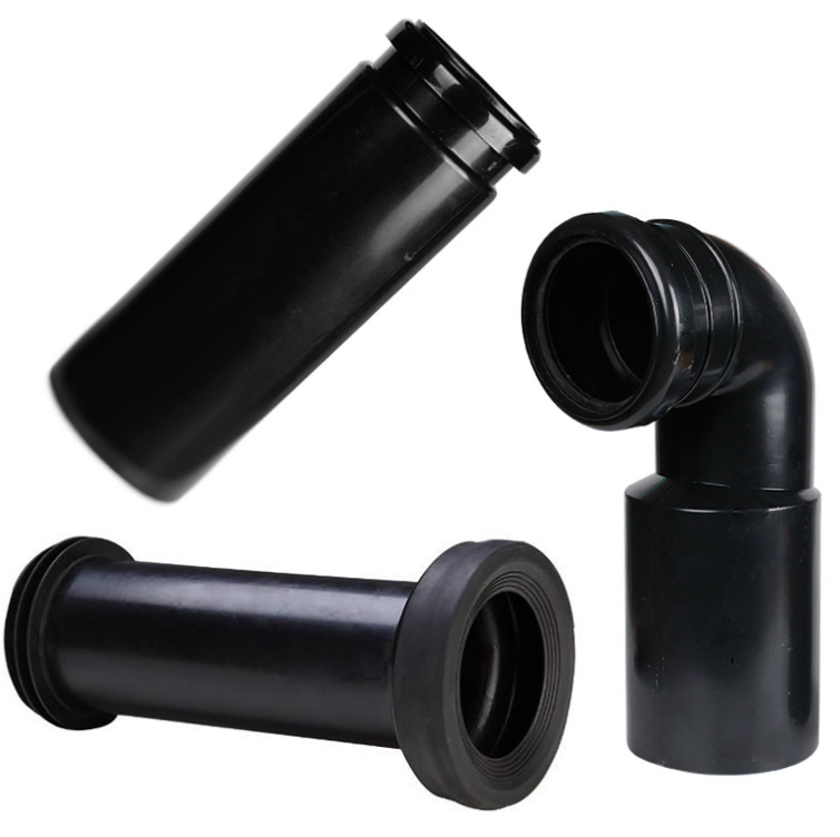 Hidden Water Tank Accessory, The Sewage Elbow Pipe Was Straightened And Then The D90 To 110 Pipe Was Changed For PVC Wall Drainage, And Then A 90 To 90 HPDE Pipe Was Used.