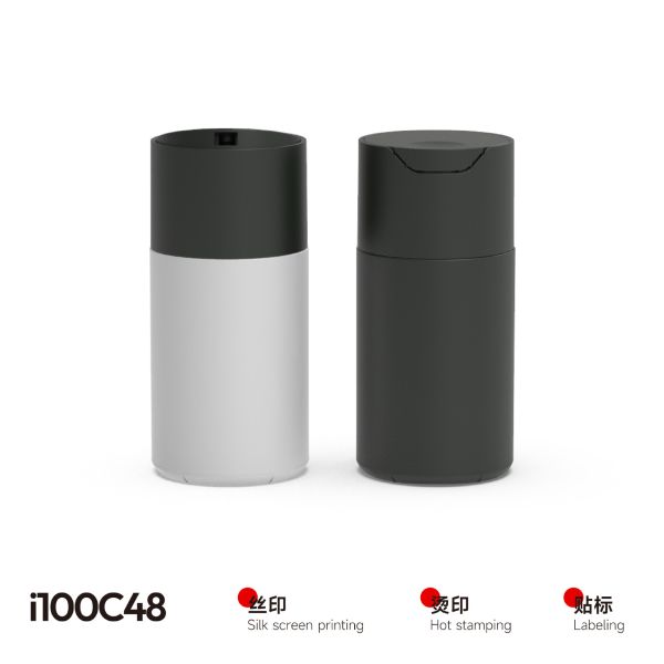 HDPE 100ml Baby Lotion Skincare Disc Top Bottle With Unique Squeeze