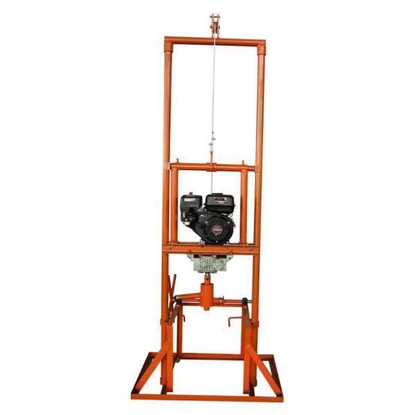 80 Meter Multifunctional Gasoline Diesel Water Well Drilling Rig, Irrigation Machinery, Easy to Operate