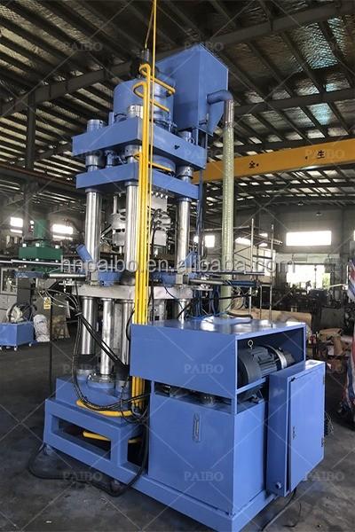 Aluminum Chip Swarf Briquetting Press Machine 300KG Weight Brass/Copper Material