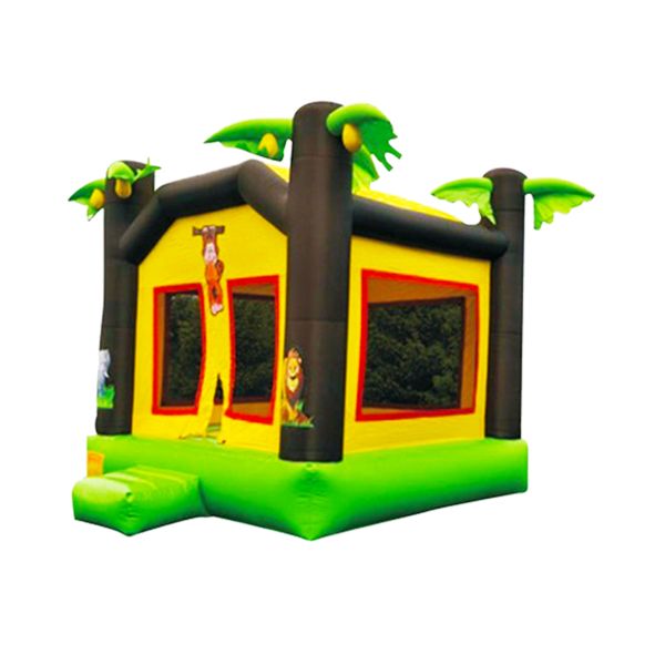 Palm Tree Small Commercial Bouncy House Children Jumping Castle