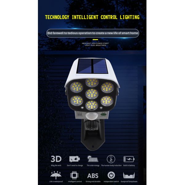 Тип камера пули IP65 CCTV фальшивки с реальным красным мигающим огнем