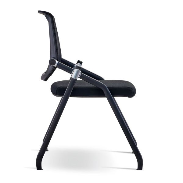 Wholesale Strong Leg Black Plastic Chair Mesh Office Chair Foldable Office Chair