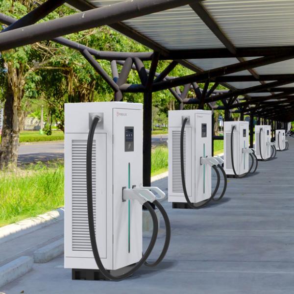 Estação de carregamento rápido de veículos elétricos com função de controlo remoto 60 kW-240 kW opcional