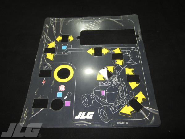 Durable JLG DECAL # 1703467,MTB, EA