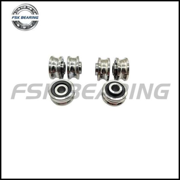 SFR4ZZ Miniature Flanged Deep Groove Ball Bearing 6.35x15.875x5.75mm Stainless Steel Non-Standard Flange Bearing